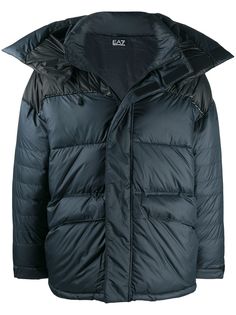 Ea7 Emporio Armani пуховик оверсайз