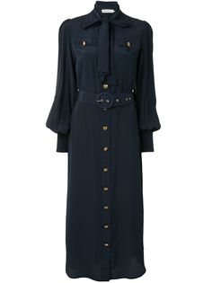 Zimmermann платье-рубашка длины миди с поясом