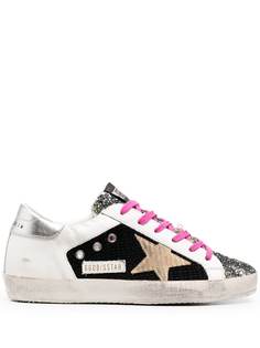 Golden Goose кеды Superstar с блестками