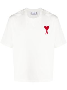 AMI embroidered logo T-shirt
