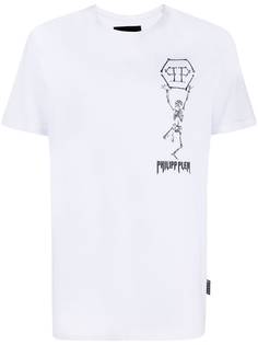 Philipp Plein футболка Skeleton с круглым вырезом