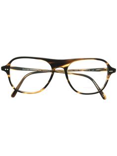 Oliver Peoples очки в оправе черепаховой расцветки
