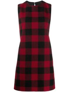 Dsquared2 платье в клетку гингем