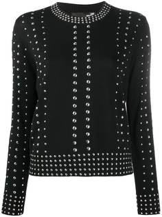 Love Moschino джемпер с заклепками