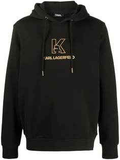 Karl Lagerfeld K-print hooded sweatshirt