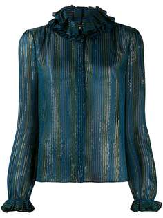 Saint Laurent блузка в тонкую полоску