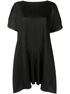 Pleats Please Issey Miyake расклешенное плиссированное платье