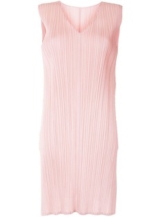 Pleats Please Issey Miyake платье-трапеция с плиссировкой