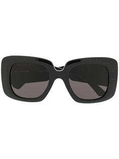 Balenciaga Eyewear солнцезащитные очки в массивной квадратной оправе