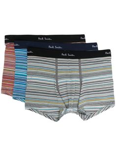 Paul Smith комплект из трех пар боксеров в полоску