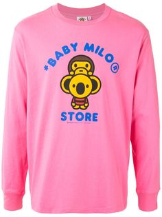 *BABY MILO® STORE BY *A BATHING APE® рубашка с длинными рукавами и графичным принтом