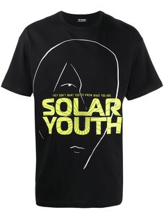 Raf Simons футболка с принтом Solar Youth