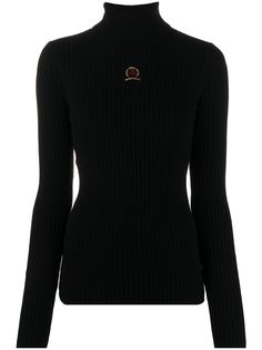 Hilfiger Collection джемпер с высоким воротником и логотипом