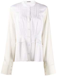 Jil Sander рубашка с защипами