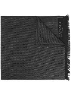 Canali шарф с вышитым логотипом