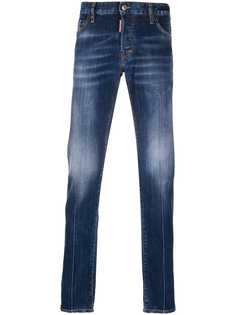Dsquared2 джинсы кроя слим с эффектом потертости