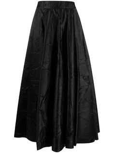 MM6 Maison Margiela плиссированная юбка с жатым эффектом
