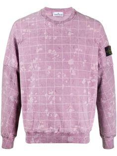 Stone Island толстовка с эффектом разбрызганной краски