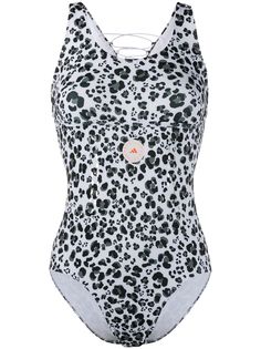 adidas by Stella McCartney купальник TruePurpose с анималистичным принтом