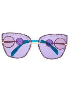 Emilio Pucci солнцезащитные очки в оправе бабочка