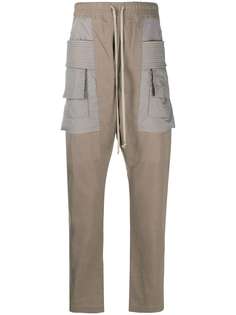 Rick Owens DRKSHDW брюки карго с кулиской