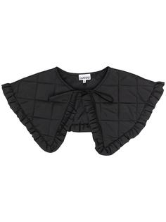 GANNI стеганый воротник