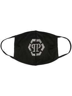 Philipp Plein studded logo face mask