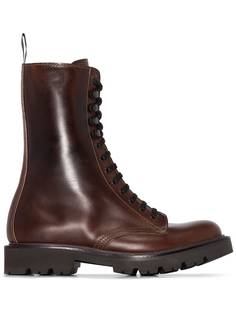 Grenson leather lace-up ankle boots
