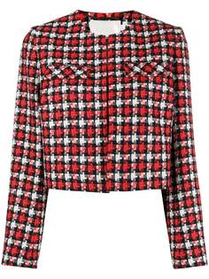 Goat Karina collarless cropped jacket