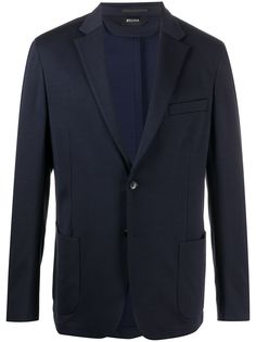 Z Zegna micro-check suiting blazer