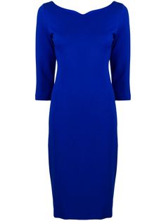 Goat Hilton sweetheart-neck dress