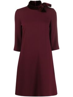 Goat Kensington bow-neck dress