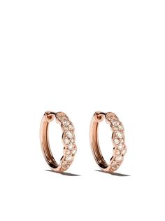 Astley Clarke 14kt rose gold diamond Medium Interstellar hoops