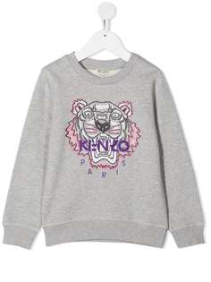 Kenzo Kids tiger motif sweatshirt