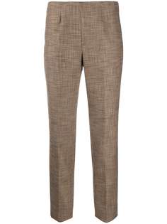 Piazza Sempione checked slim-fit trousers