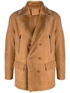Desa 1972 double-breasted sheepskin coat
