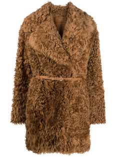 Desa 1972 fitted shearling coat