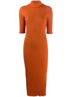 Simon Miller ribbed fitted midi dress