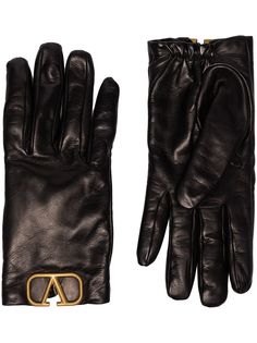 Valentino Garavani lambskin VLOGO appliqué gloves