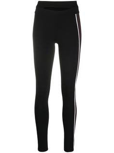 No Ka Oi striped cut-out leggings