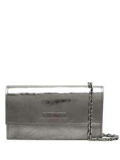 Casadei Visione metallic crossbody bag