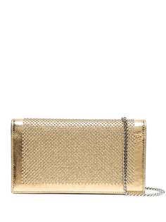 Casadei stud-embellished clutch bag