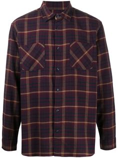 Woolrich patch-pocket check shirt