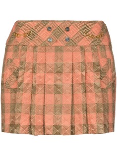 Gucci Optical Damier mini skirt