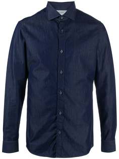 Z Zegna pointed collar cotton shirt