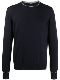 Fay round neck knit jumper