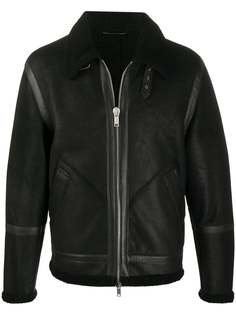 Dondup sherling bomber jacket