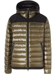 Burberry logo-print padded jacket