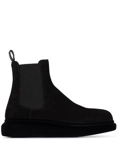 Alexander McQueen slip-on suede booties