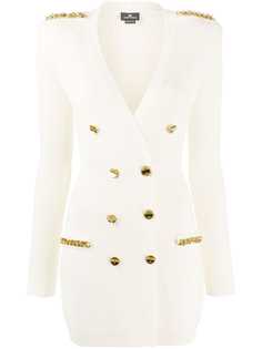Elisabetta Franchi двубортное трикотажное платье